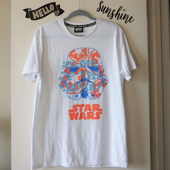Folded & Hung Other - Star Wars Star Trooper White Graphic T-Shirt XL